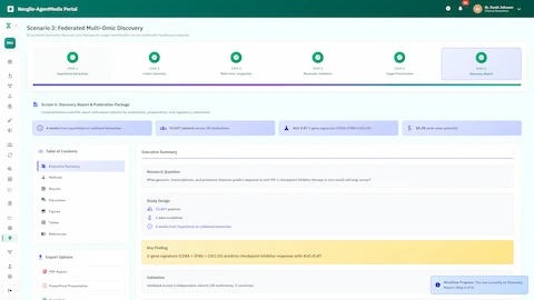 Discovery report and publication package with validated 3-gene signature biomarker and comprehensive scientific documentation