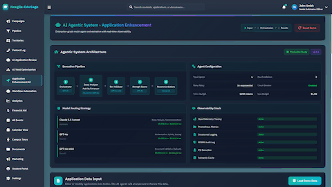 System Architecture - DAG pipeline and configuration