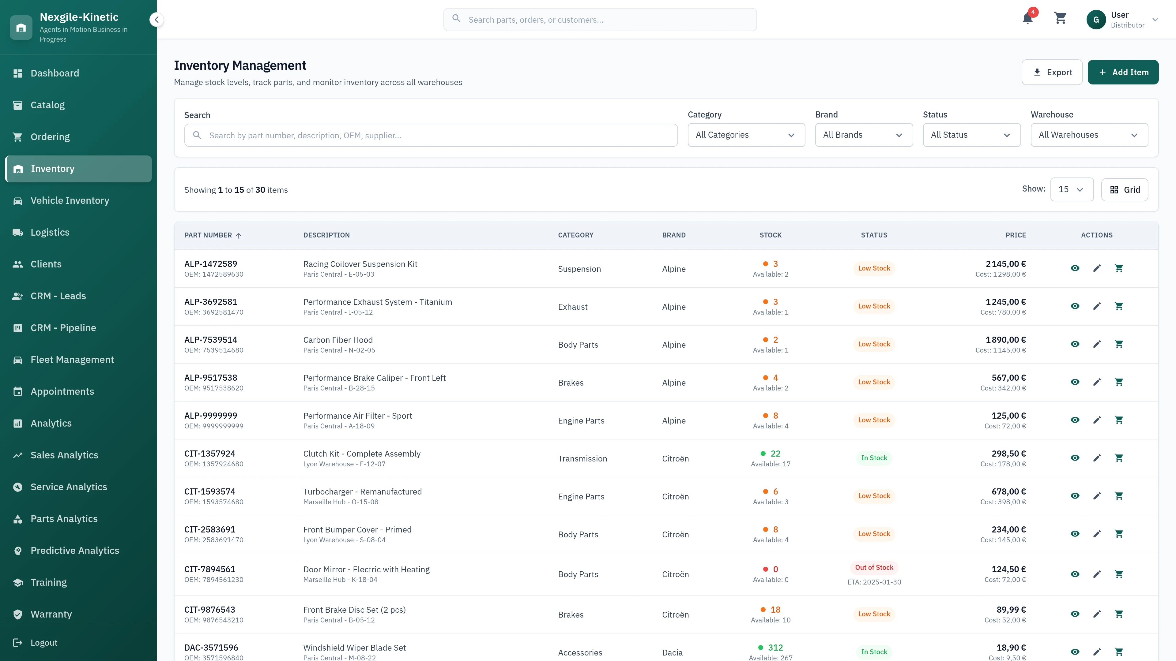 Inventory Management Portal